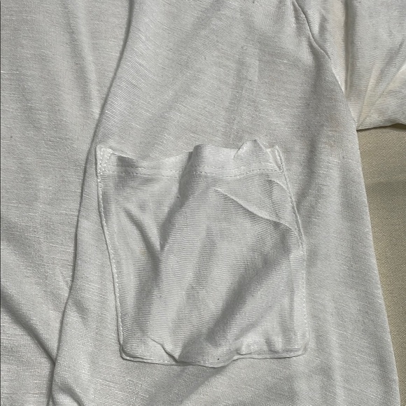 HINGE White Knot Front Women's Top - Picture 5 of 10